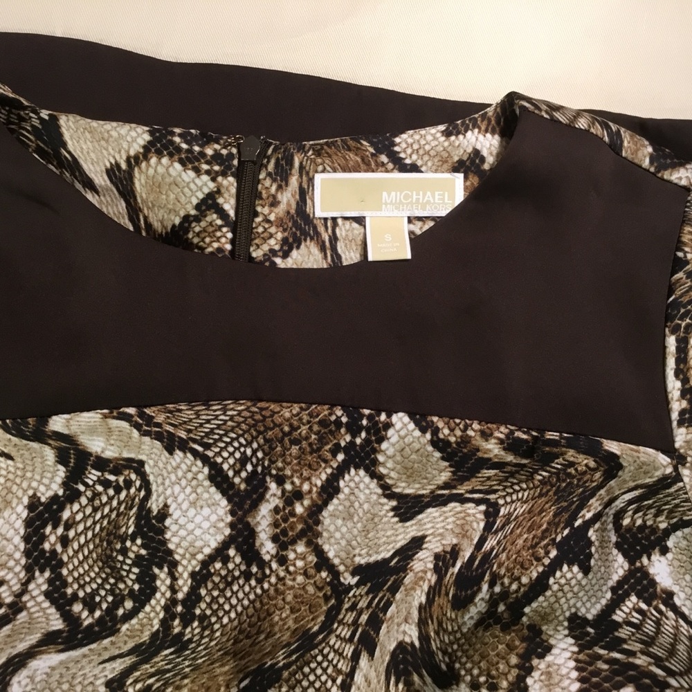Michael Kors snake print dress